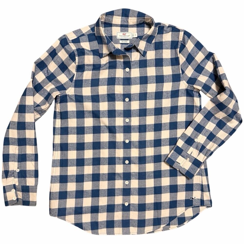 Vineyard Vines Women's Button Down Shirt Small 4